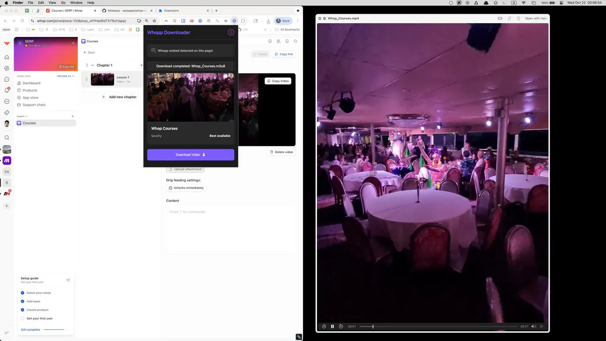 Whop Video Downloader browser extension screenshot 6