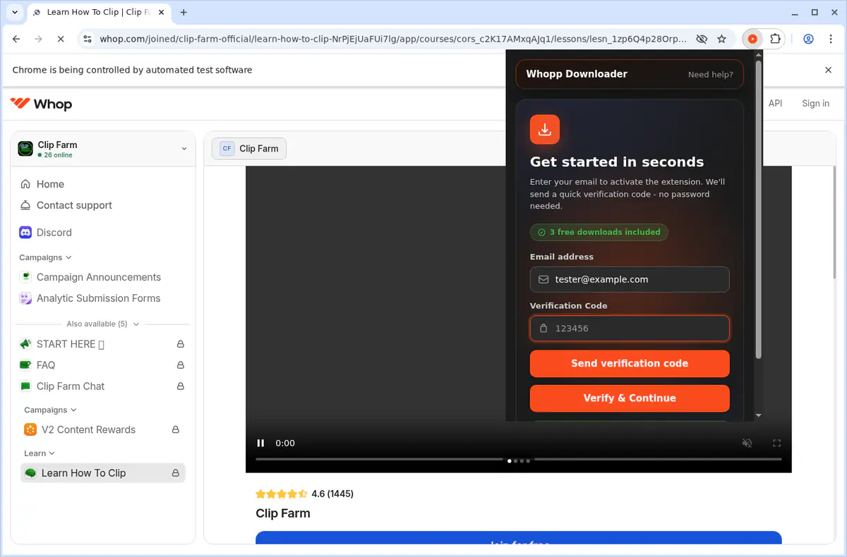 Whop Video Downloader browser extension screenshot 9